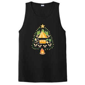 Christmas Tree Camping Christmas Xmas Gifts Men Women PosiCharge Competitor Tank