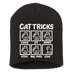 Cat Tricks Short Acrylic Beanie