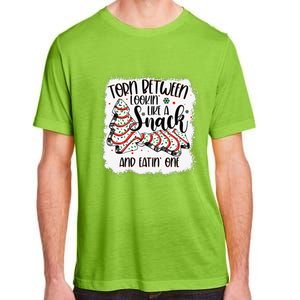 Christmas Tree Cake Torn Between Lookin Like A Snack Debbie Adult ChromaSoft Performance T-Shirt