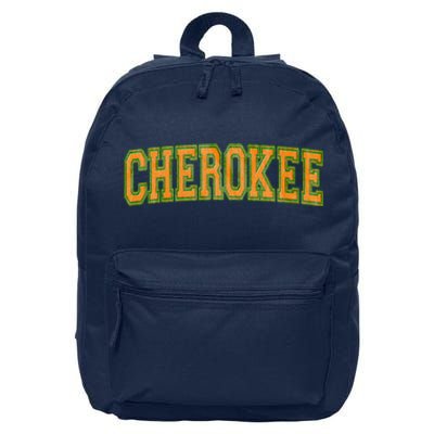 Cherokee Tribe Cherokee Nation Cherokee Varsity 16 in Basic Backpack