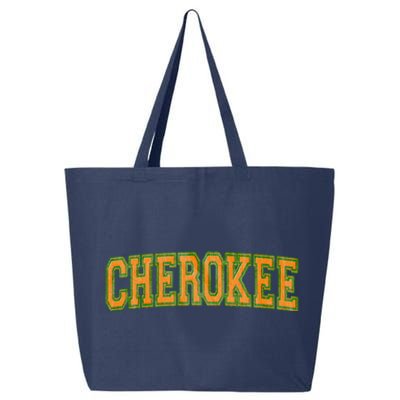 Cherokee Tribe Cherokee Nation Cherokee Varsity 25L Jumbo Tote