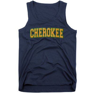 Cherokee Tribe Cherokee Nation Cherokee Varsity Tank Top