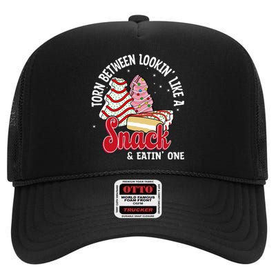 Christmas Tree Cake Looking Like A Snack Christmas Tree Cake  High Crown Mesh Back Trucker Hat