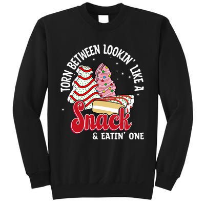 Christmas Tree Cake Looking Like A Snack Christmas Tree Cake  Sweatshirt