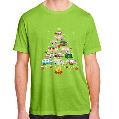 Christmas Tree Camper Vehicles Camping Rving Trailers Cute Gift Adult ChromaSoft Performance T-Shirt