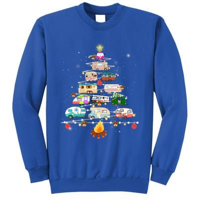 Christmas Tree Camper Vehicles Camping Rving Trailers Cute Gift Sweatshirt