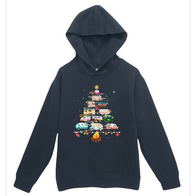 Christmas Tree Camper Vehicles Camping Rving Trailers Cute Gift Urban Pullover Hoodie