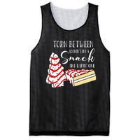 Christmas Tree Cake Torn Between Looking' Like a Snack  Mesh Reversible Basketball Jersey Tank