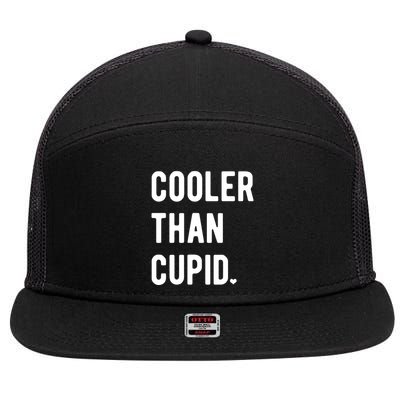 Cooler Than Cupid 7 Panel Mesh Trucker Snapback Hat