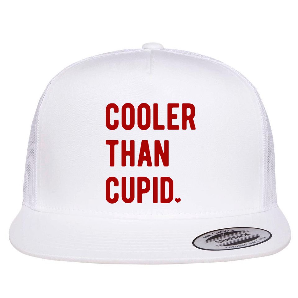 Cooler Than Cupid Flat Bill Trucker Hat