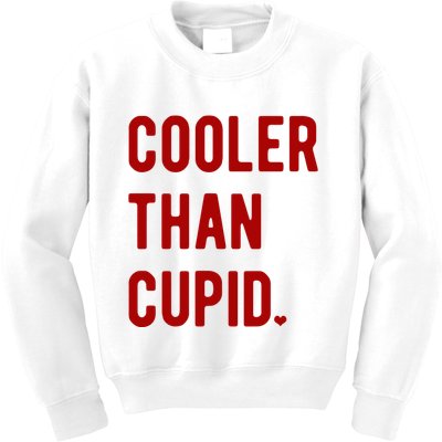 Cooler Than Cupid Kids Sweatshirt