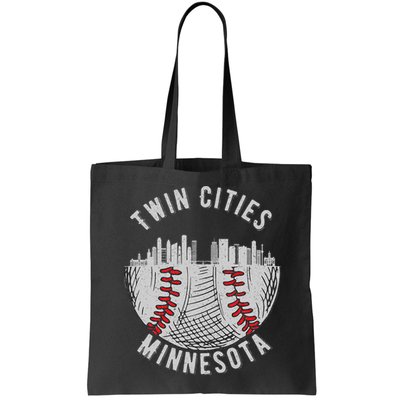 Cool Twin Cities Minnesota Mn Baseball Skyline Bag