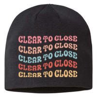 Clear To Close Mortgage Retro Bank Loan Officer Sustainable Beanie