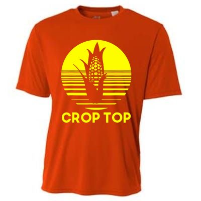 Crop Top Cooling Performance Crew T-Shirt