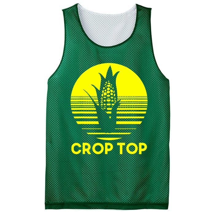 Crop Top Mesh Reversible Basketball Jersey Tank