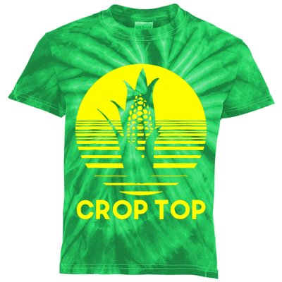 Crop Top Kids Tie-Dye T-Shirt