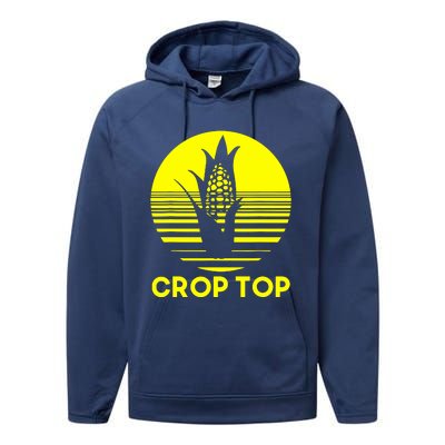 Crop Top Performance Fleece Hoodie