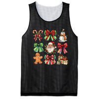 Christmas Tree Coquette Bow Snowman Santa Claus Mesh Reversible Basketball Jersey Tank