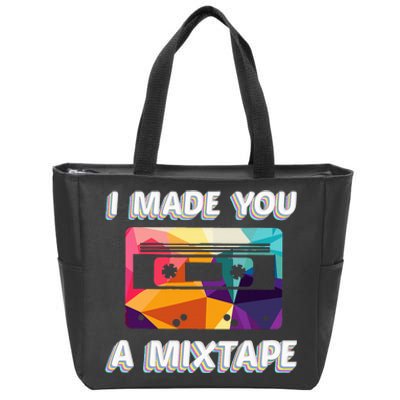 Cassette Tape Costume 80s 90s Zip Tote Bag