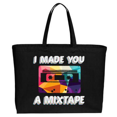 Cassette Tape Costume 80s 90s Cotton Canvas Jumbo Tote