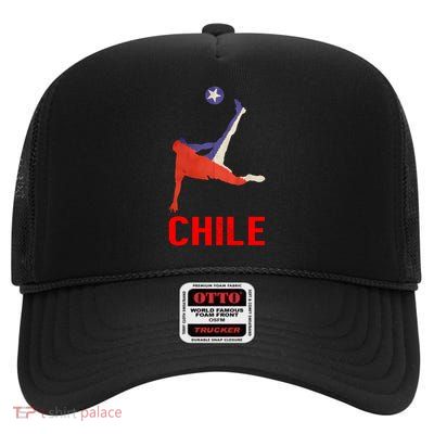 Chile T-Shirt High Crown Mesh Back Trucker Hat