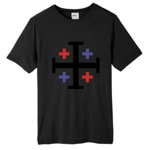 Cross TShirt. Christianity Shirt. Tall Fusion ChromaSoft Performance T-Shirt