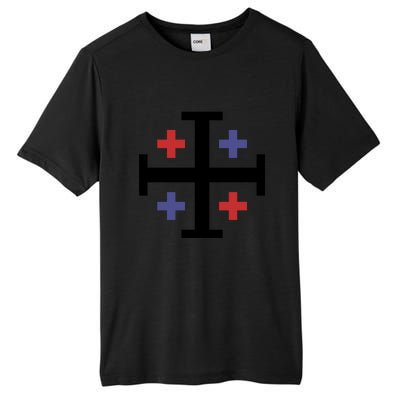 Cross TShirt. Christianity Shirt. Tall Fusion ChromaSoft Performance T-Shirt