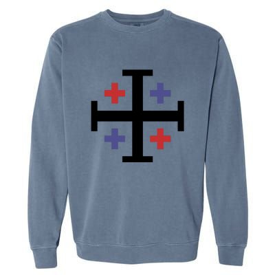 Cross TShirt. Christianity Shirt. Garment-Dyed Sweatshirt