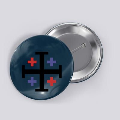 Cross TShirt. Christianity Shirt. Button