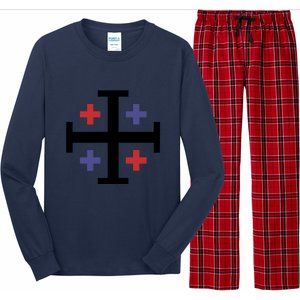 Cross TShirt. Christianity Shirt. Long Sleeve Pajama Set