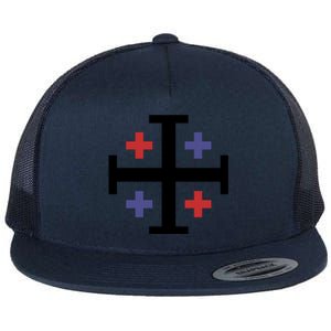 Cross TShirt. Christianity Shirt. Flat Bill Trucker Hat