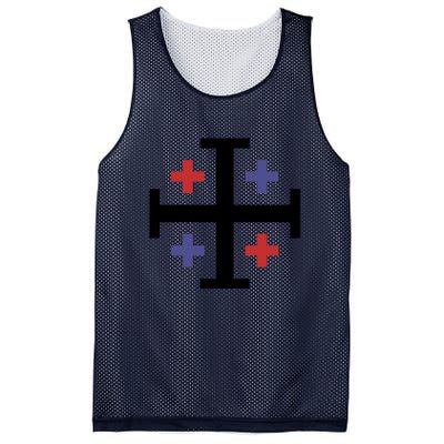 Cross TShirt. Christianity Shirt. Mesh Reversible Basketball Jersey Tank