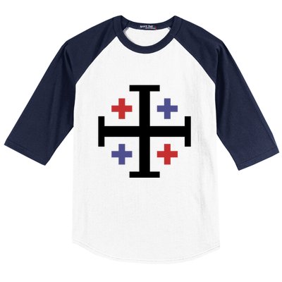 Cross TShirt. Christianity Shirt. Baseball Sleeve Shirt