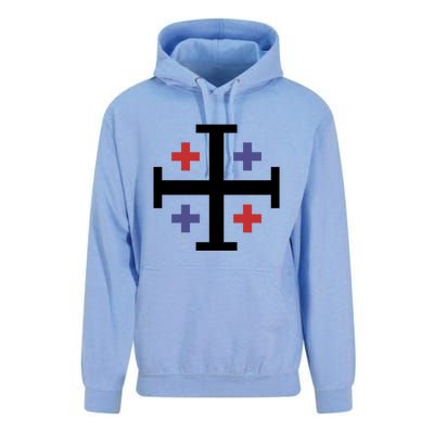 Cross TShirt. Christianity Shirt. Unisex Surf Hoodie