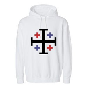 Cross TShirt. Christianity Shirt. Garment-Dyed Fleece Hoodie