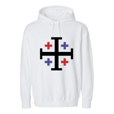 Cross TShirt. Christianity Shirt. Garment-Dyed Fleece Hoodie