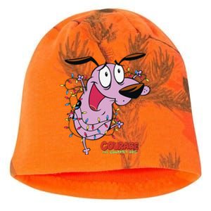 Courage The Cowardly Dog Christmas Lights Wrap Kati - Camo Knit Beanie