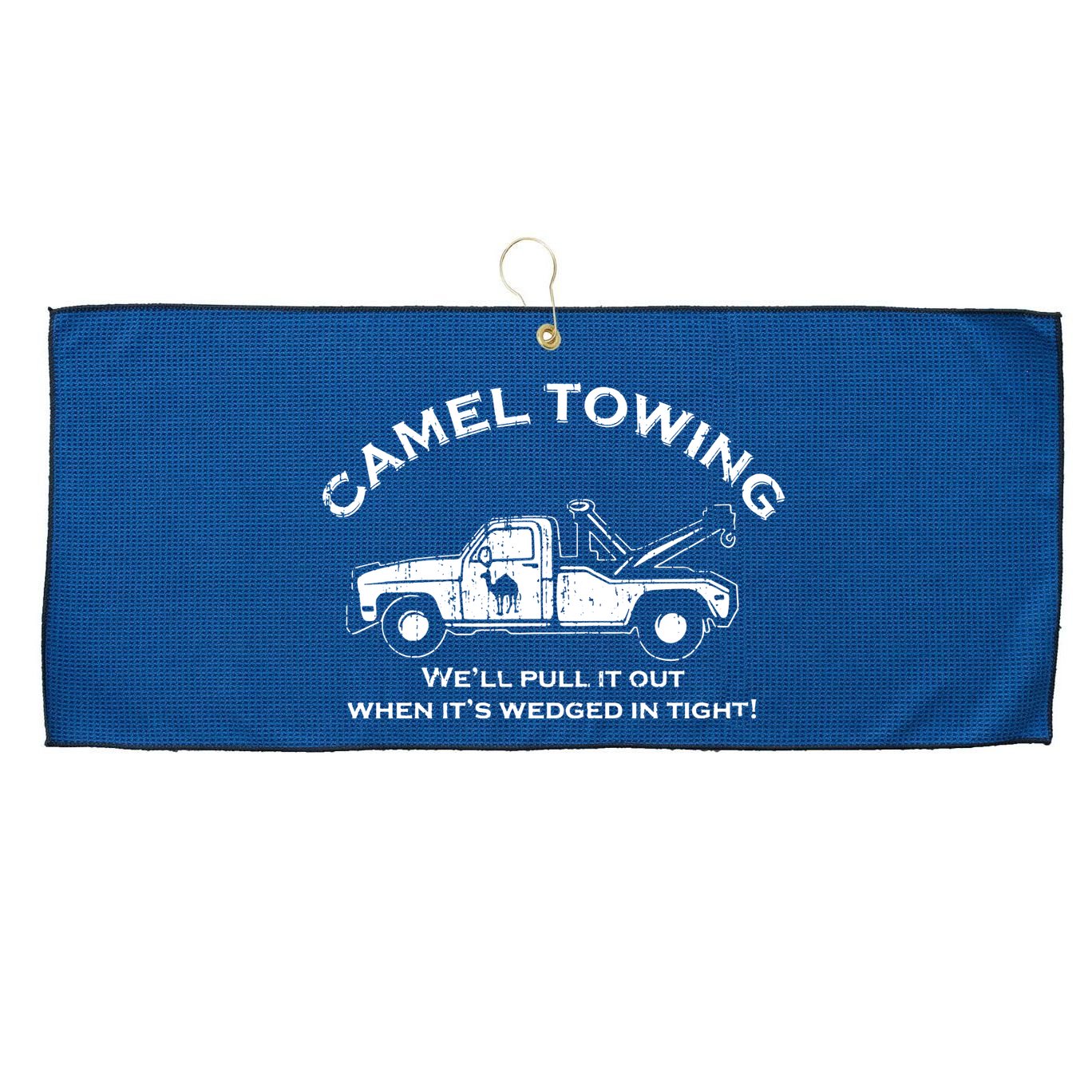 Camel Towing Large Microfiber Waffle Golf Towel