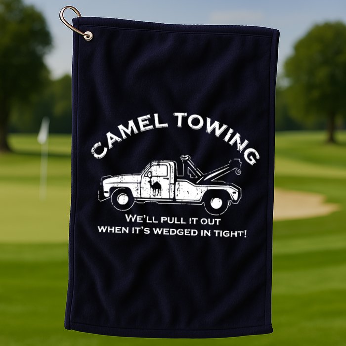 Camel Towing Golf Towel