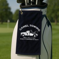 Camel Towing Golf Towel