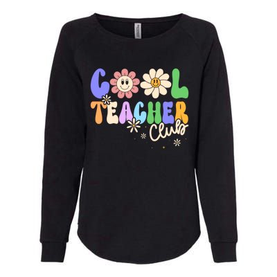 Cool Teacher Club Groovy Preschool Kindergarten Teacher Cool Gift Womens California Wash Sweatshirt