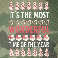 Christmas Tree Cake It’s The Most Wonderful Time Of The Year Legacy Tie Dye Trucker Hat