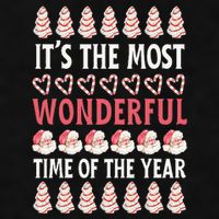 Christmas Tree Cake It’s The Most Wonderful Time Of The Year Ladies PosiCharge Tri-Blend Wicking Tank
