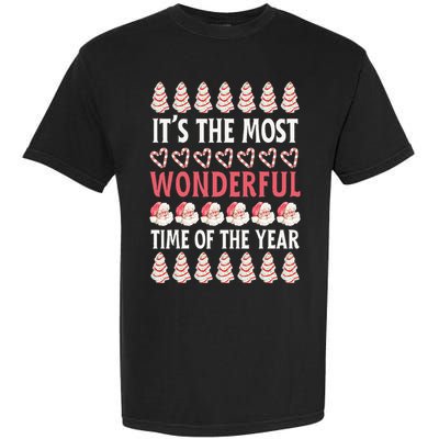 Christmas Tree Cake It’s The Most Wonderful Time Of The Year Garment-Dyed Heavyweight T-Shirt