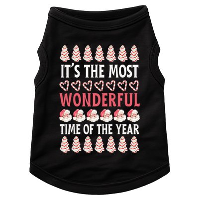 Christmas Tree Cake It’s The Most Wonderful Time Of The Year Doggie Tank