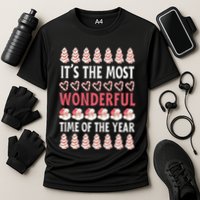 Christmas Tree Cake It’s The Most Wonderful Time Of The Year Performance Shirt