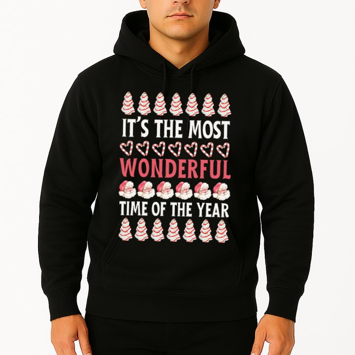 Christmas Tree Cake It’s The Most Wonderful Time Of The Year Hoodie