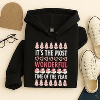 Christmas Tree Cake It’s The Most Wonderful Time Of The Year Hoodie