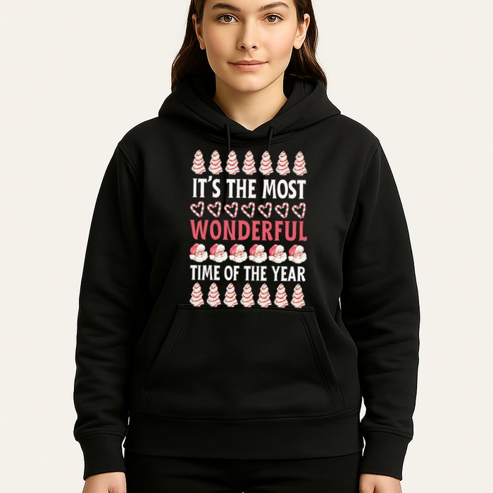 Christmas Tree Cake It’s The Most Wonderful Time Of The Year Hoodie