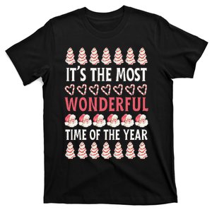 Christmas Tree Cake It’s The Most Wonderful Time Of The Year T-Shirt